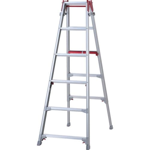 ハセガワ 階段用脚部伸縮式アルミはしご兼用脚立 R