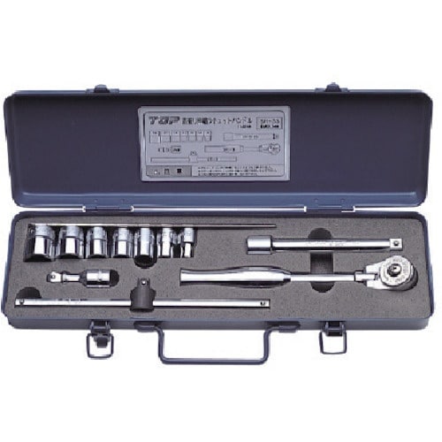 TOP 首振り伸縮ラチェットハンドルセット 差込角