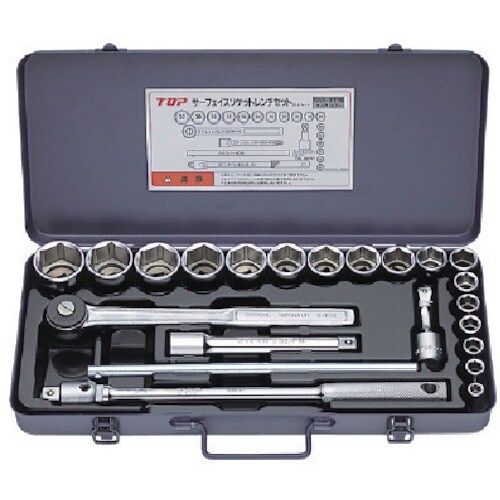 TOP サーフェイスソケットセット 差込角12.7