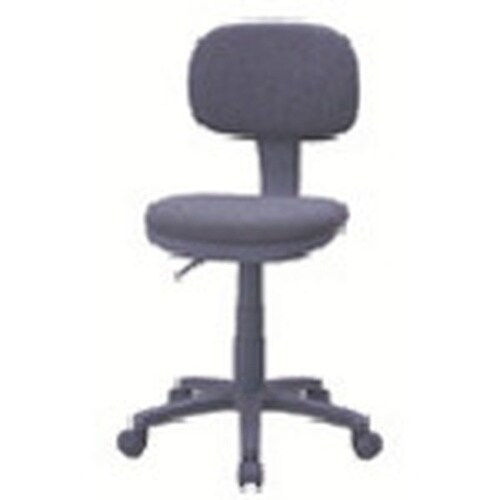 ナカバヤシ OAチェア/肘なし/グレ−