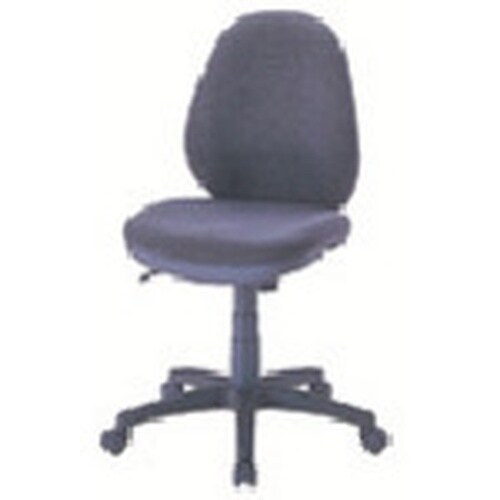 ナカバヤシ OAチェア肘無ロッキング付Hバッググレ
