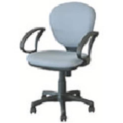 ナカバヤシ OAロッキングチェア肘付きグレー