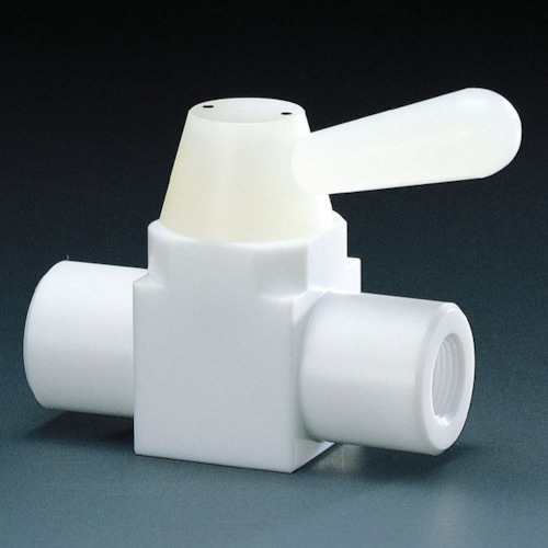 フロンケミカル フッ素樹脂(PTFE)二方ボールバ