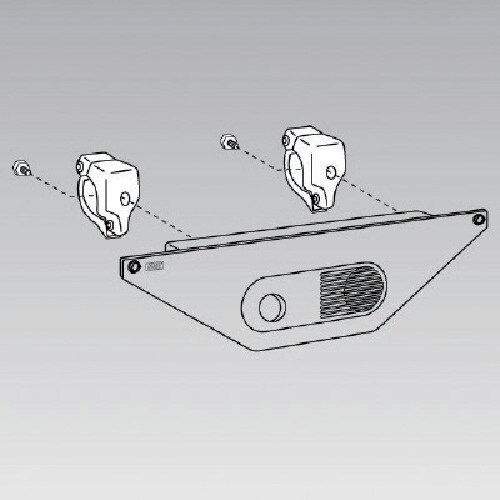 ユニット トークナビ穴開きクランプ2個組