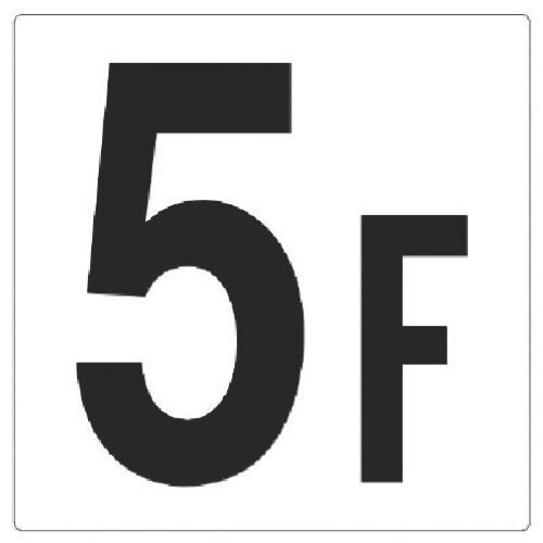 ユニット 階数表示板5F