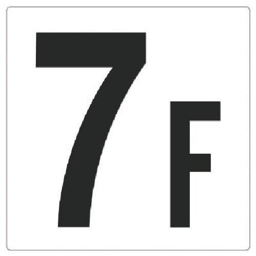 ユニット 階数表示板7F