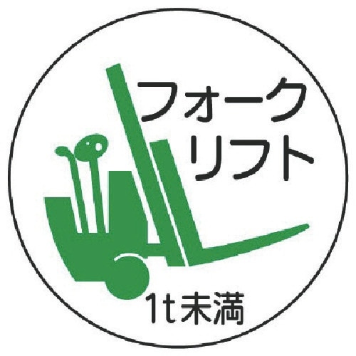 ユニット 作業管理関係ステッカーフォーク1t未満