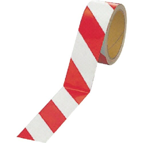 ユニット 反射トラテープ(赤/白 ポリエステル樹脂