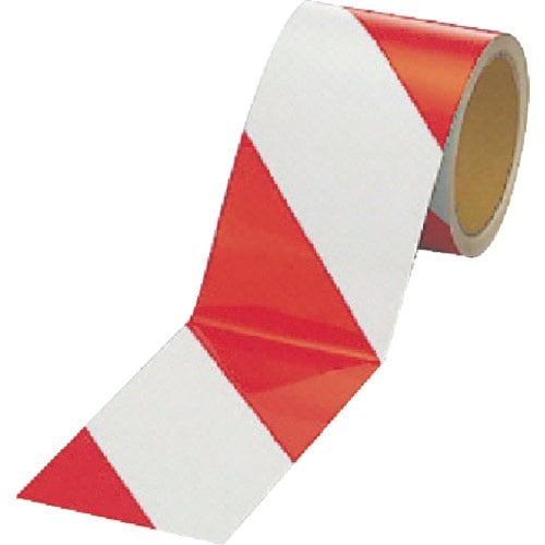 ユニット 反射トラテープ(赤/白 ポリエステル樹脂