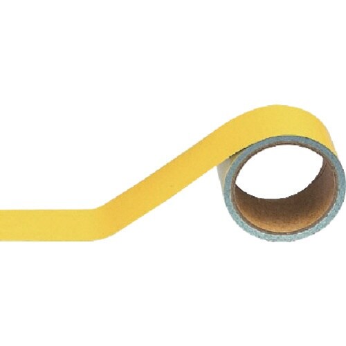 ユニット 配管識別テープ 黄(小)・アルミ・50m