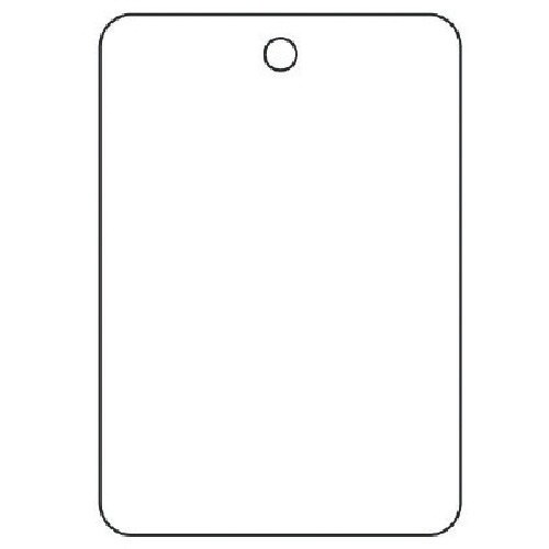 ユニット バルブ名表示板(長角型) 白無地・5枚組