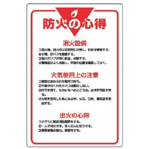 ユニット 管理表示板 防火の心得・エコユニボード・