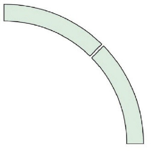 ユニット ドア開閉表示ステッ アール型 蓄光・PP