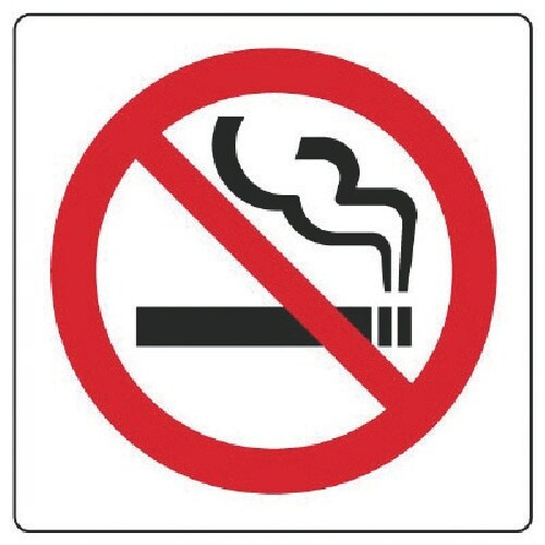 ユニット ピクトサイン 禁煙マーク 2枚1組