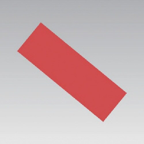 ユニット 両面カラーマグネット 赤/白 100×3