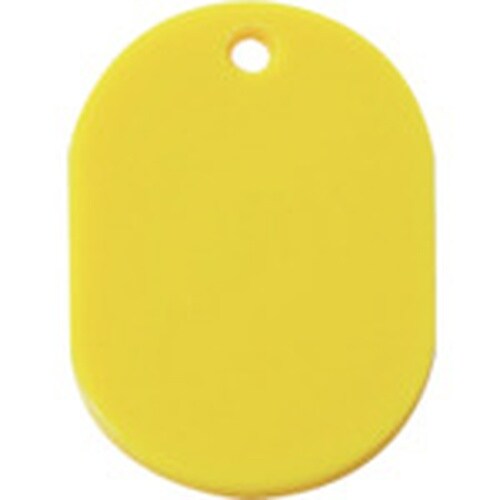 ユニット 小判札45×30 黄 100枚組