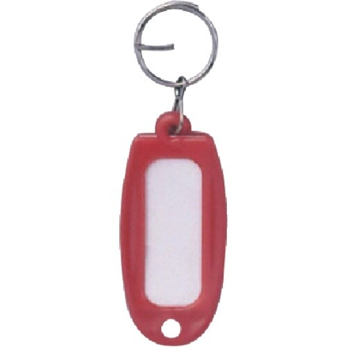 ユニット カラーネームタッグ レッド 10個1組