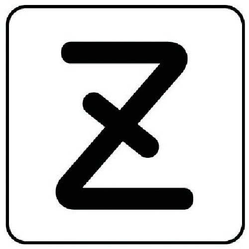 ユニット 配管ステッカー Z(極小) アルミ 30