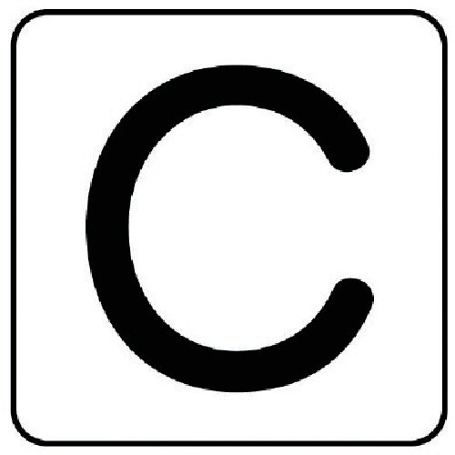 ユニット 配管ステッカー C(極小) アルミ 30