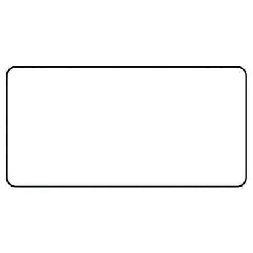 ユニット 配管ステッカー 白無地(大) アルミ 8