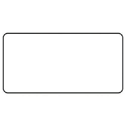 ユニット 配管ステッカー 白無地(極小) アルミ