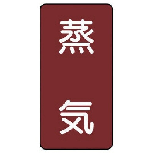 ユニット 配管ステッカー 蒸気(中) アルミ 12