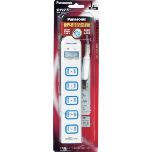 Panasonic 延長コード ザ・タップX 一括