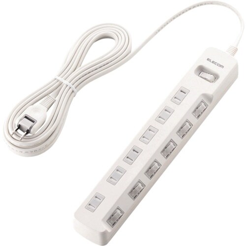 ELECOM オフィス用タップ 一括&個別スイッチ