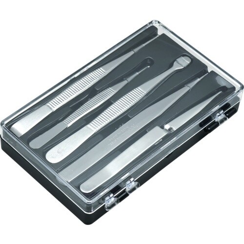 アネックス ピンセット 5本組