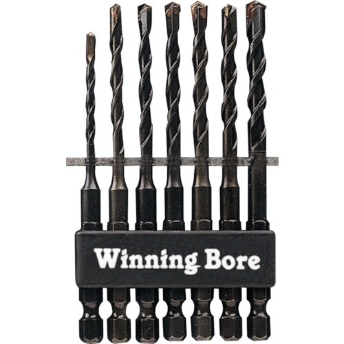 スエカゲ 7本組六角軸コンクリート用ドリルセット