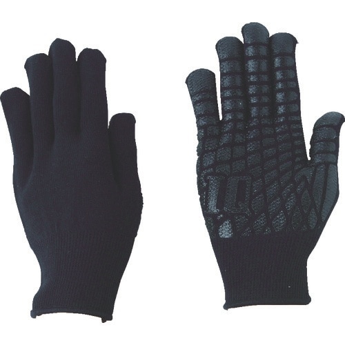 川西 すべり止め手袋 IQグローブ ブラック