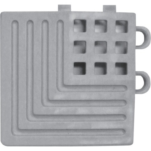 テラモト タッチマット2専用ふち 角ふち 灰