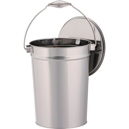 テラモト ステンレス収集缶