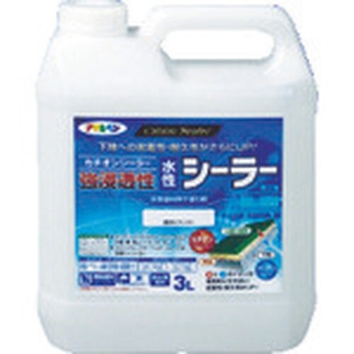 アサヒペン 強浸透性水性シーラー3Lクリヤ