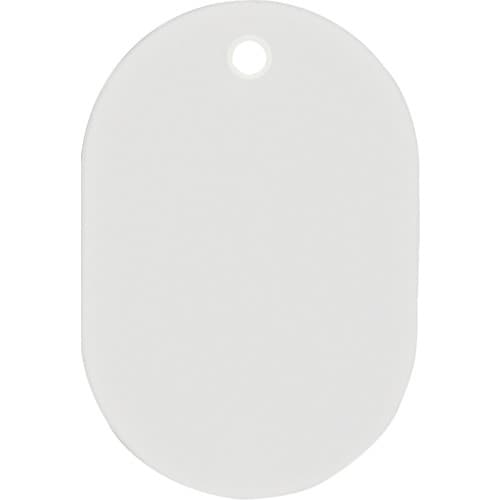 OP 荷札 番号札 大 無地 白 (25枚入)