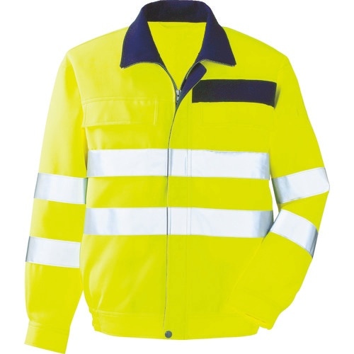 ミドリ安全 高視認 ブルゾン イエロー S
