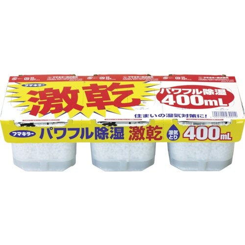 フマキラー 除湿・脱臭剤 激乾 400ml 3個パ