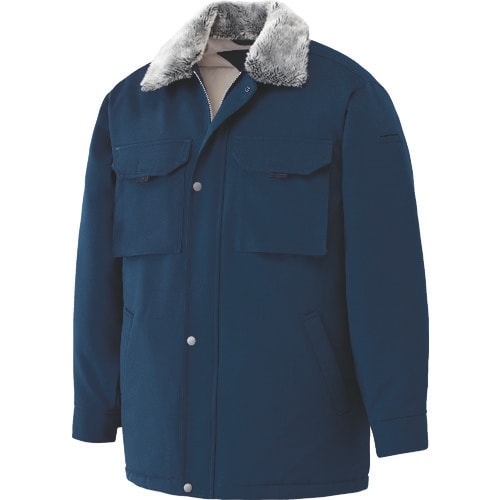 ミドリ安全 防寒 ソフトカストロコート ネイビー