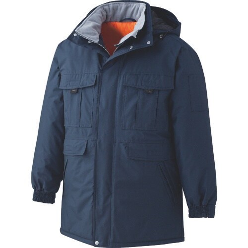 ミドリ安全 極寒 防水防寒コート ネイビー M