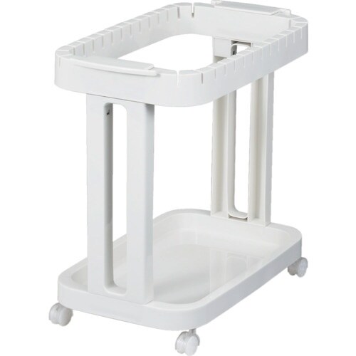 TONBO レジ袋ホルダー(キャスター付) ホワイ