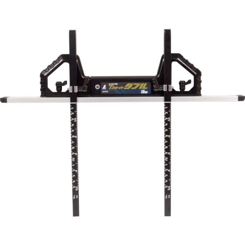 シンワ 丸ノコガイド定規 Tスライドダブル15cm