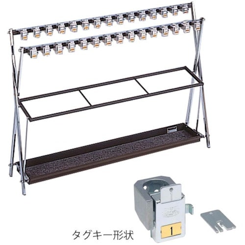 ミヅシマ 鍵付折り畳み式傘立て X−30