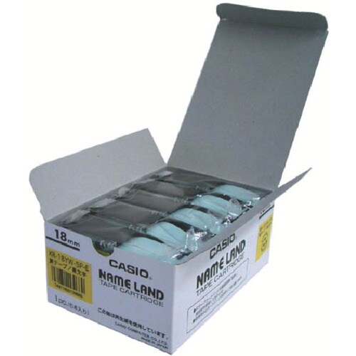カシオ ネームランド用スタンダードテープ5本入り1