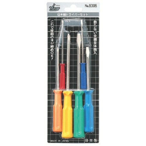 アネックス JOY6本組ドライバーセット