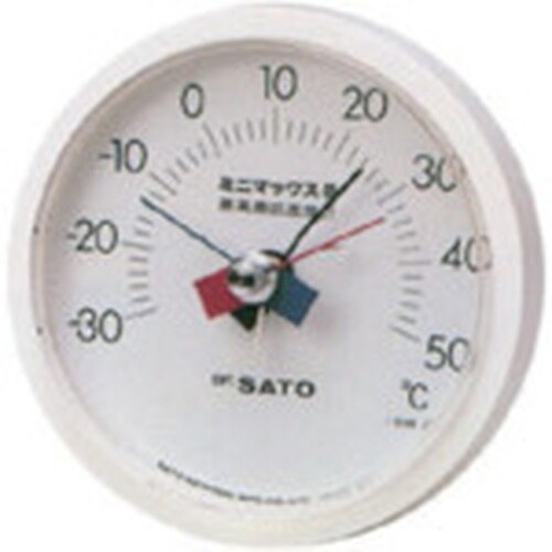 佐藤 ミニマックス2型最高最低温度計 (7310−
