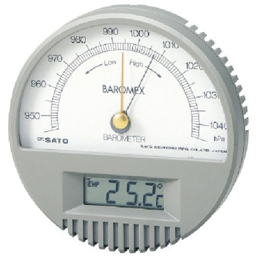 佐藤 バロメックス気圧計(温度計付き) (7612