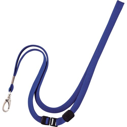 OP ループクリップ 金属フック式 1本 青