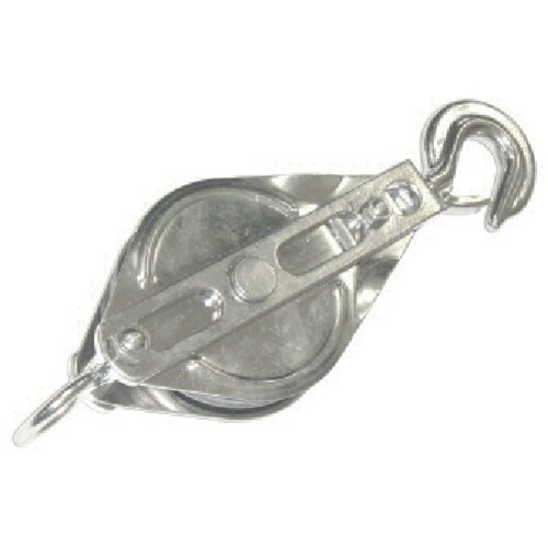 HHH ステンレス一車ブロック フック型75mm