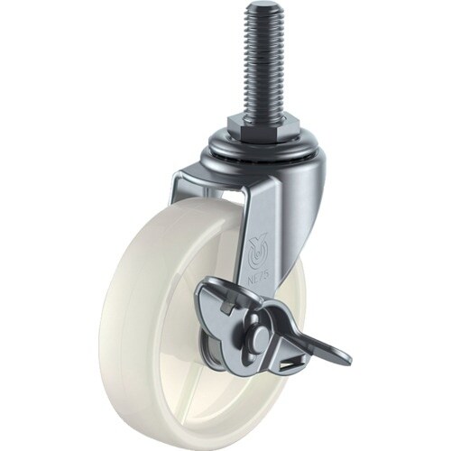 ユーエイ ねじ込み式 自在 キャスター ナイロン