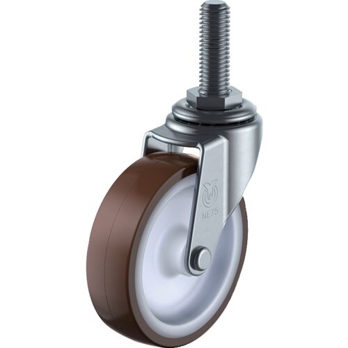 ユーエイ ねじ込み式 自在 キャスター ウレタン